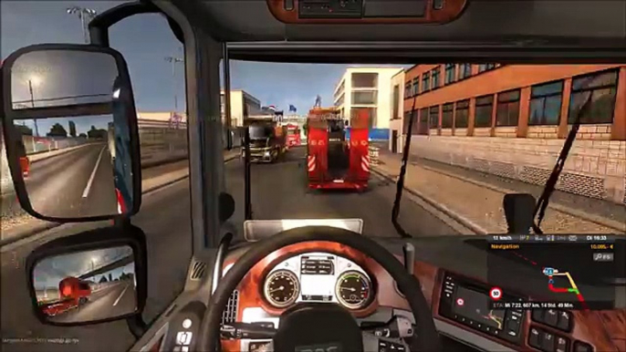 ETS 2 - Multiplayer | Idiots, Fails, Traffic Jam. Compilation #2