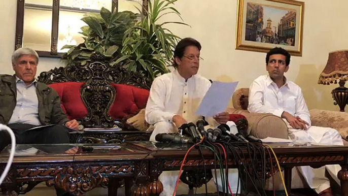 عمران خان کی خیبر پختونخوا میں صحت کی اصلاحات پر براہ راست اسلام اباد سے پریس کانفرنس  07/05/18