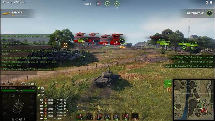 World Of Tanks FRONTLINE BATTLE Objective Defend ROAD TO GLORY Victory for Beginners