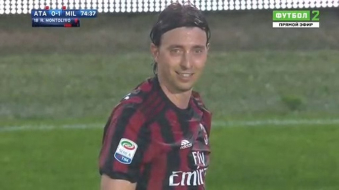 Riccardo Montolivo RED CARD HD - Atalanta 0-1 AC Milan 13.05.2018