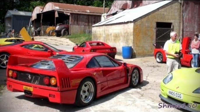 World's Best Car Park? Veyrons, Enzo, Agera, CCR, F40, MP4-12Cs, 599 GTOs, XJ220s, 288 GTO etc!