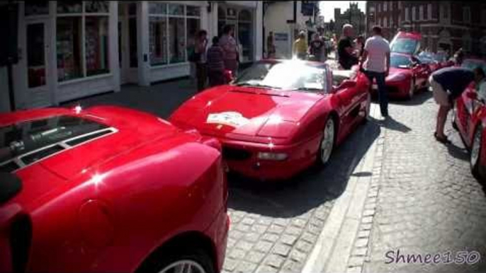 100 Ferraris at Horsham Piazza Italia - 4x F40, 16M, Scuderia, 458 x Lots, 275GTB