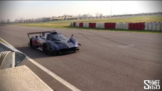 Pagani Zonda Revolucion - Exclusive Track Footage and Revs