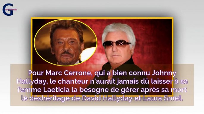 Héritage de Johnny Hallyday : "Ce n'est pas le mec que je croyais qu'il était", critique Cerrone