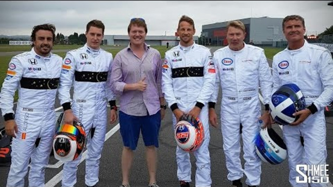 KARTING RACE! Alonso vs Button vs Coulthard vs Häkkinen vs Vandoorne