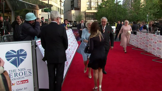 Camilla, Duchess of Cornwall walks the red carpet