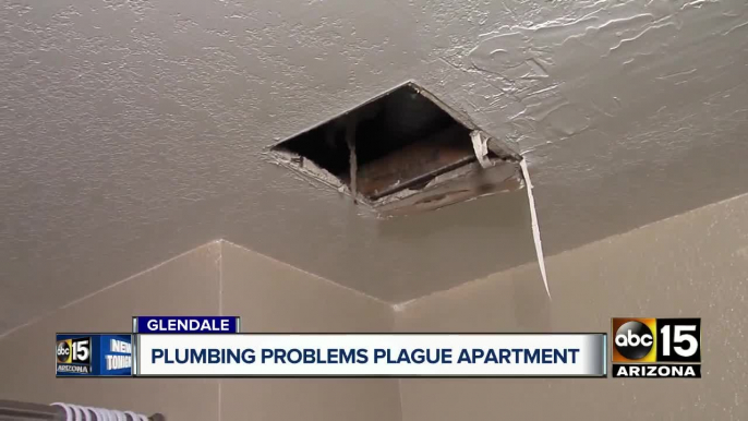 Glendale woman's bathroom repeatedly flooded by sewage from upstairs unit