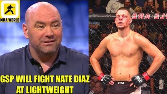 Dana White announces UFC is trying to make GSP vs Nate Diaz for UFC 227,Garbrandt on Dillashaw
