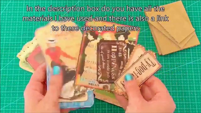 DIY: Desktop organizer made ​​of cardboard , vintage crafts | Isa ❤️