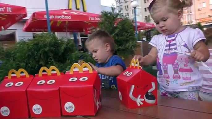 ★ Открываем Игрушки Хеппи Мил МакДональдс Барби и Скайлендеры Toys Unboxing Happy Meal McDonalds