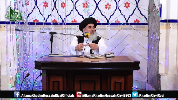 Main Jis Islam Ki Baatein Karta Hun Wo Apni Har Cheez Juda Rakhta Hai | Allama Khadim Hussain Rizvi