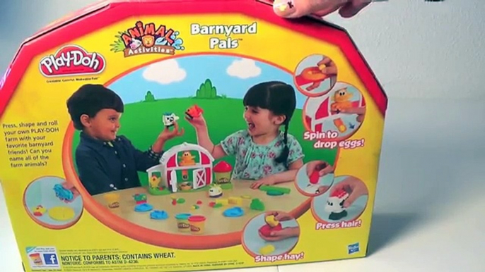 PLAY-DOH AMIGUITOS DE LA GRANJA|Play-Doh Farm Barnyard Pals Animal Activities Mundo de Jugutes