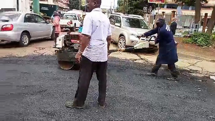 Today our engineers are working on rehabilitation of the Third Parklands Avenue. We have been rehabilitating major roads linking the Central Business District