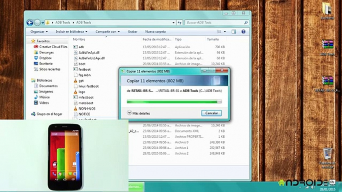 Tutorial Para Instalar o Actualizar Android 5.0.2 / 5.1 / 5.1.1 Oficial Stock Motorola Moto G new