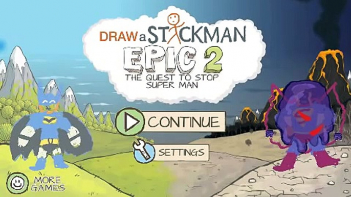 Draw a Stickman Epic 2 Chapter 1 with boss Android Gameplay complete Batman vs Superman