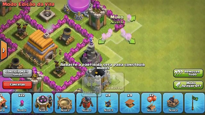 OS DOIS MELHORES LAYOUT CV/TH 6 WAR/PUSH/HÍBRIDO/DEFESA - Clash of Clans