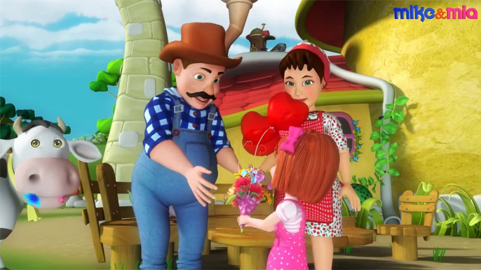 Happy Valentine’s Day | Nursery Rhymes from Mike and Mia | Valentine's Day Songs for Kids