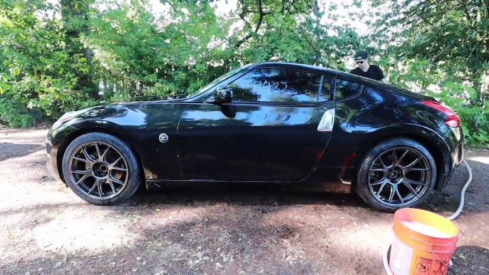 370z Gets New Wheels & Gets Sideways!