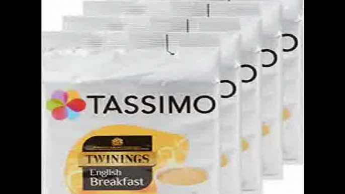 [- Tassimo Twinings English Breakfast Tea Pods (Pack of 5, 80 pods in total, 80 servings)  -]