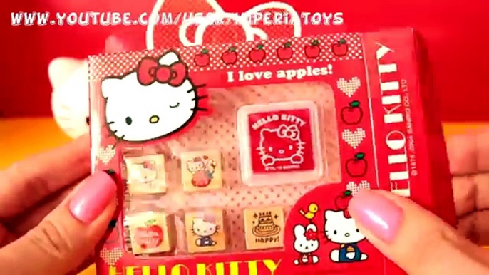 HELLO KITTY Surprise Egg NEW Disney Stampers PlaySet Hello Kitty