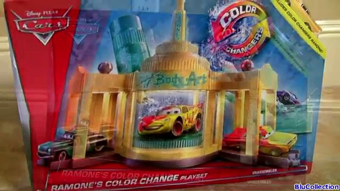 Ramones Color Change Playset Story Sets Disney Pixar Cars with Mack Truck Color Changers new 슈퍼윙스