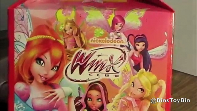 Winx Club & Spy Gear new Happy Meal Toy Review! by Bins Toy Bin