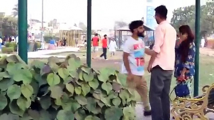 Kiss and Run Prank in Karachi Pakistan