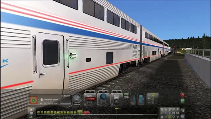 Train Simulator new HD: Amtrak GE Genesis P42DC Empire Builder Marias Pass Action Preview