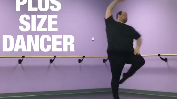 Plus-Size Dancer Promotes Positive Self-Image