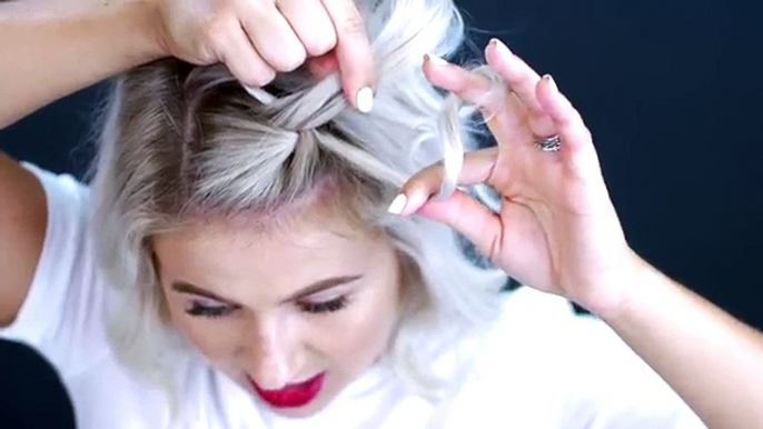 HOW TO: Waterfall Braid Short Hair Tutorial | Milabu