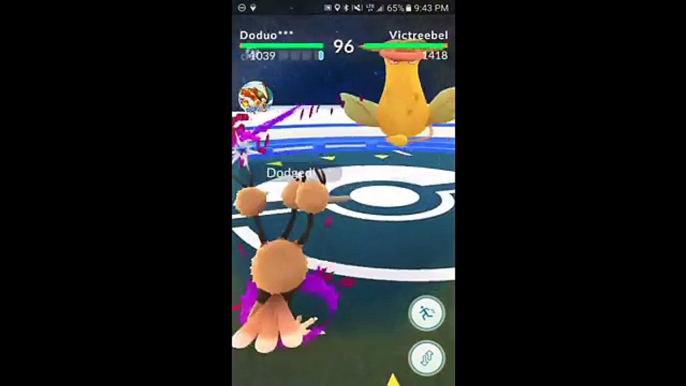 Pokémon GO Gym Battles Level 5 Gym Dodrio Seaking Alakazam Victreebell & more