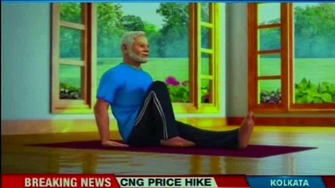 PM's unique #FitIndiaPush: PM Modi shares animated video performing asanas to push for fitness in India