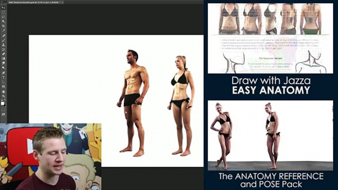 How to draw the Human Figure - Body Construction tutorial