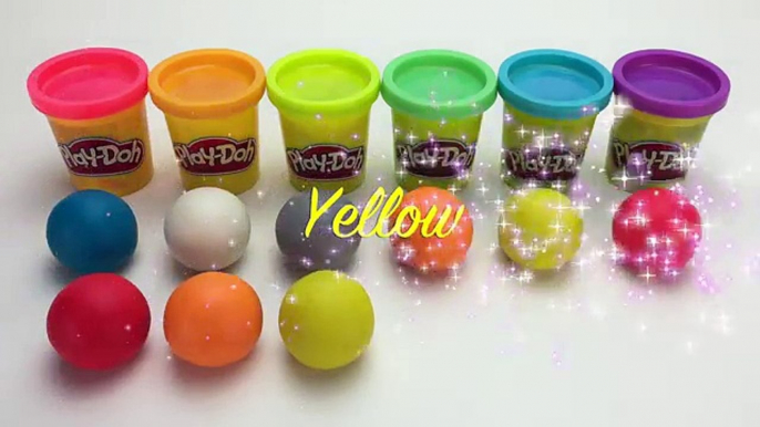 Learn Colors and Numbers 1 to 12 with Play Doh Balls Fun Creative for Kids & Preschools