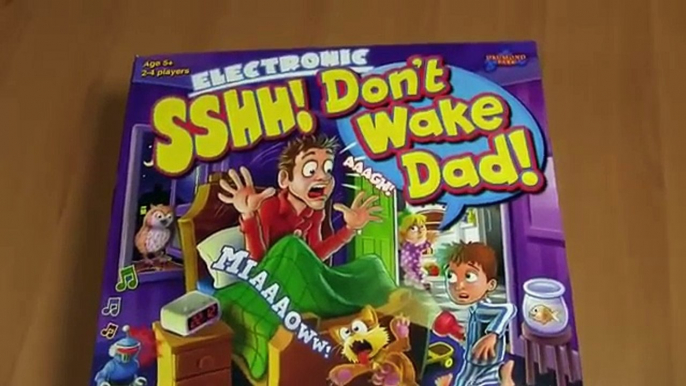 DON´T WAKE DAD !! Psst.. Papa nicht aufwecken ! Zzzz - Elektronisches Brettspiel mit Spaßfaktor