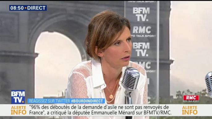 Emmanuelle Ménard (apparentée au FN) approuve "sans réserve" la naturalisation de Mamoudou Gassama