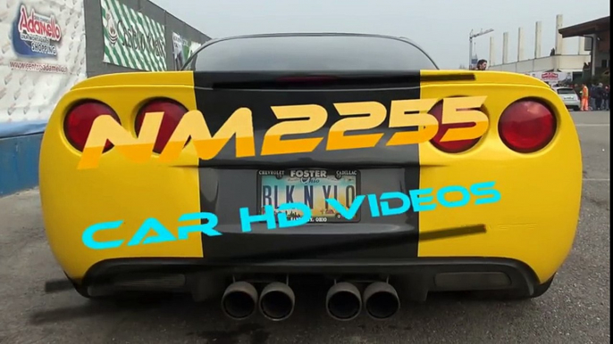 Corvette Z06 with Borla Exhaust Loud Sound!