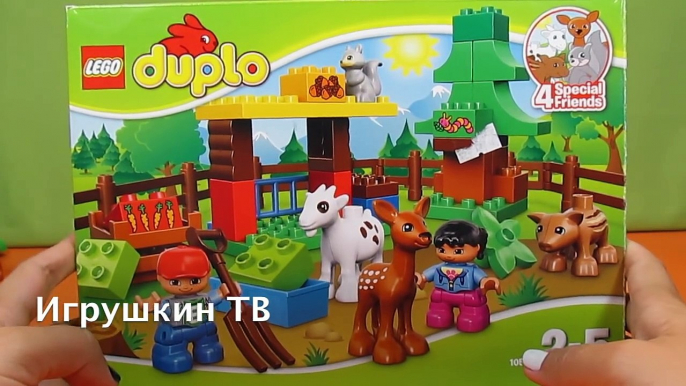 Мультик Лего по игрушке Lego duplo Лесные животные