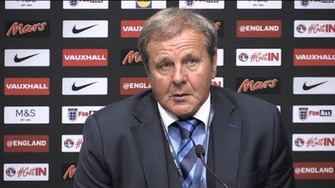 England 2-1 Slovakia - Jan Kozak Full Post Match Press Conference - World Cup Qualifying