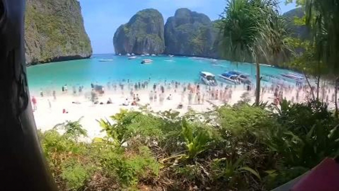 Thai bay famous from 'The Beach' film closes