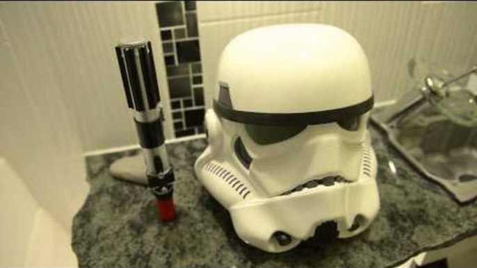 Scotland’s biggest Star Wars fan builds a Star Wars themed bathroom