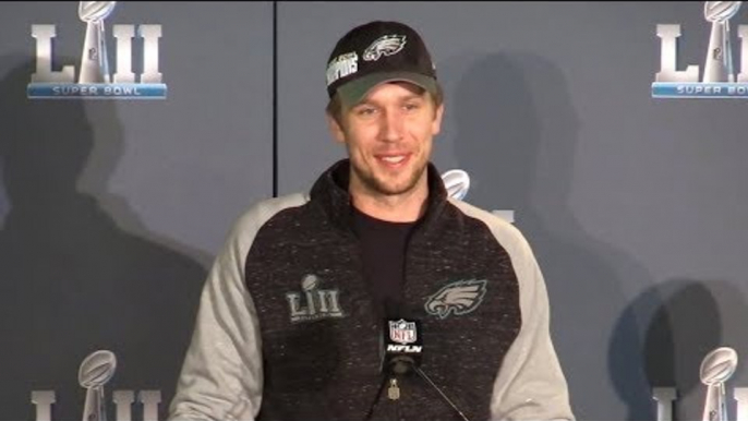 Super Bowl LII - Super Bowl MVP Nick Foles On Eagles Win - Full Press Conference