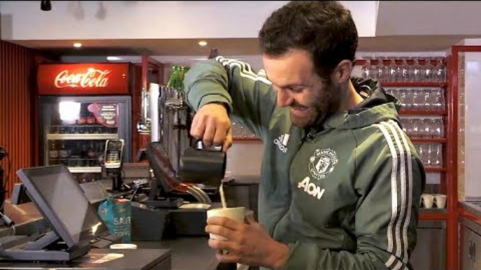 Nemanja Matic, Juan Mata & Ashley Young Launch Renovated 'Red Café' - Interview With Nemanja Matic