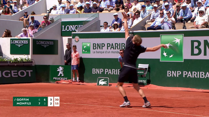 Le résumé du match Goffin - Monfils