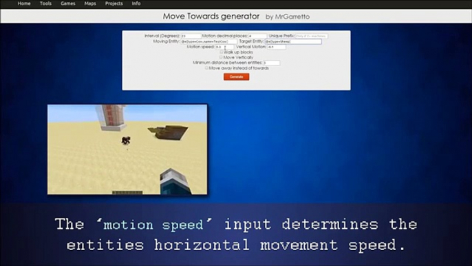 Minecraft Tool - Move entities towards other entities!