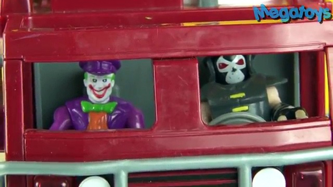 JOKER & BANE Badguy Firemen BATMAN ROBIN IRON MAN MR FREEZE saves the day imaginext toys