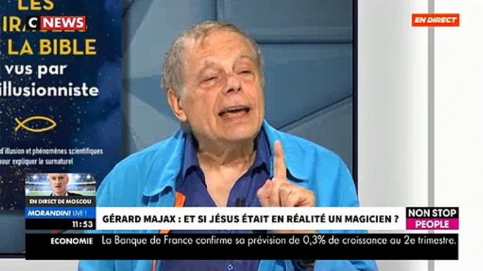 Le livre choc de Gérard Majax qui explique par la magie les "miracles" de Jésus - VIDEO