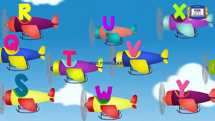 Learn alphabets with helicopters | Helicopters Carrying Alphabets | Alphabets Song with Helicopters