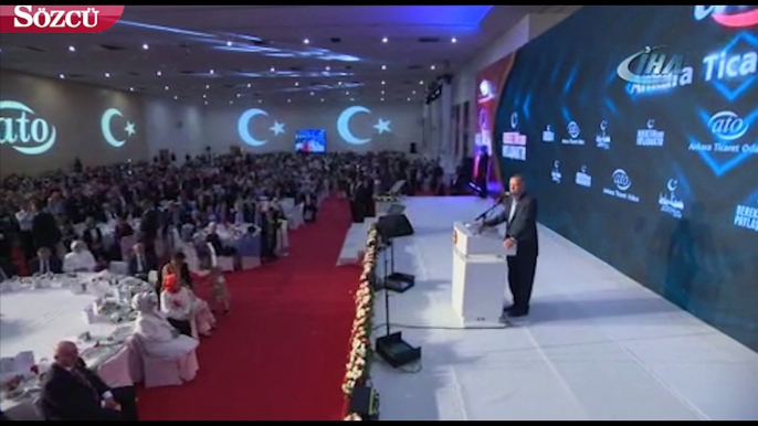 Cumhurbaşkanı Erdoğan ATO iftarında konuştu