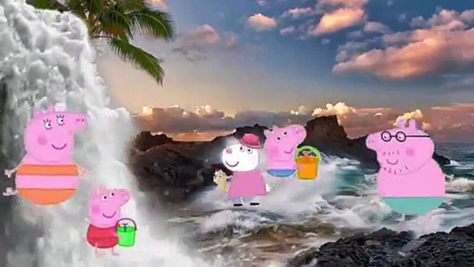 Peppa Pig Summer Holidays Finger Family Nursery Rhymes